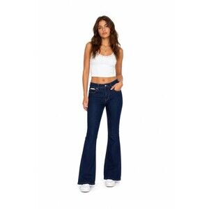 Calvin Klein High Rise Flare Stretch Denim Jeans Women’s 25